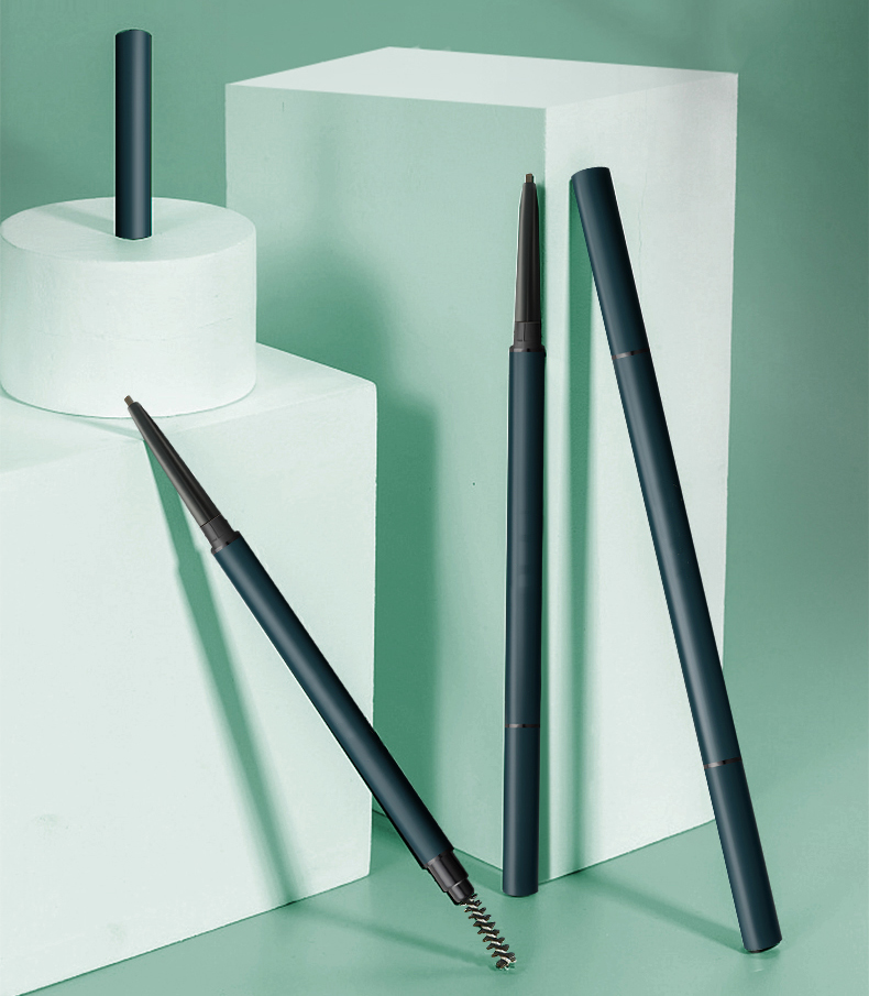 Makeup processing | very fine double eyebrow pencil ODM manufacturers do not decolorized and do not smudgeon eyebrow pencil processing