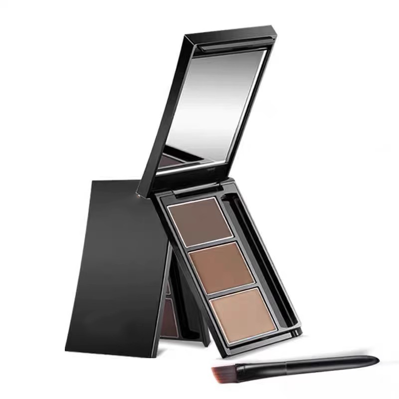 Makeup manufacturers | three color eyebrow powder OEM processing three color eyebrow powder ODM processing manufacturers