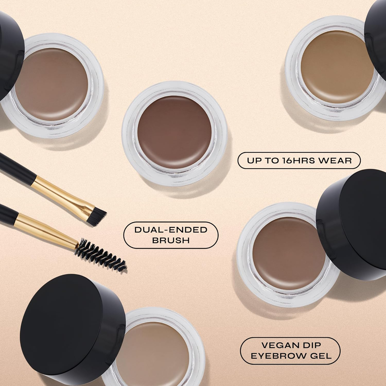 Makeup processing | eyebrow paste manufacturers waterproof, sweatproof and non-decolorized eyebrow paste OEM factory processing