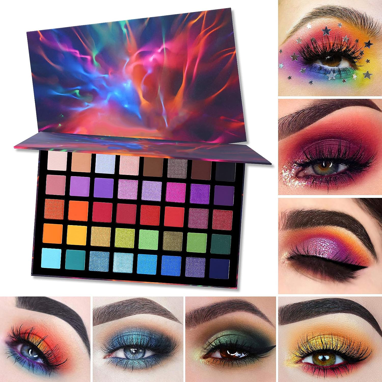 Makeup factory |40 color eyeshadow processing manufacturers durable matte shimmer waterproof eyeshadow tray label