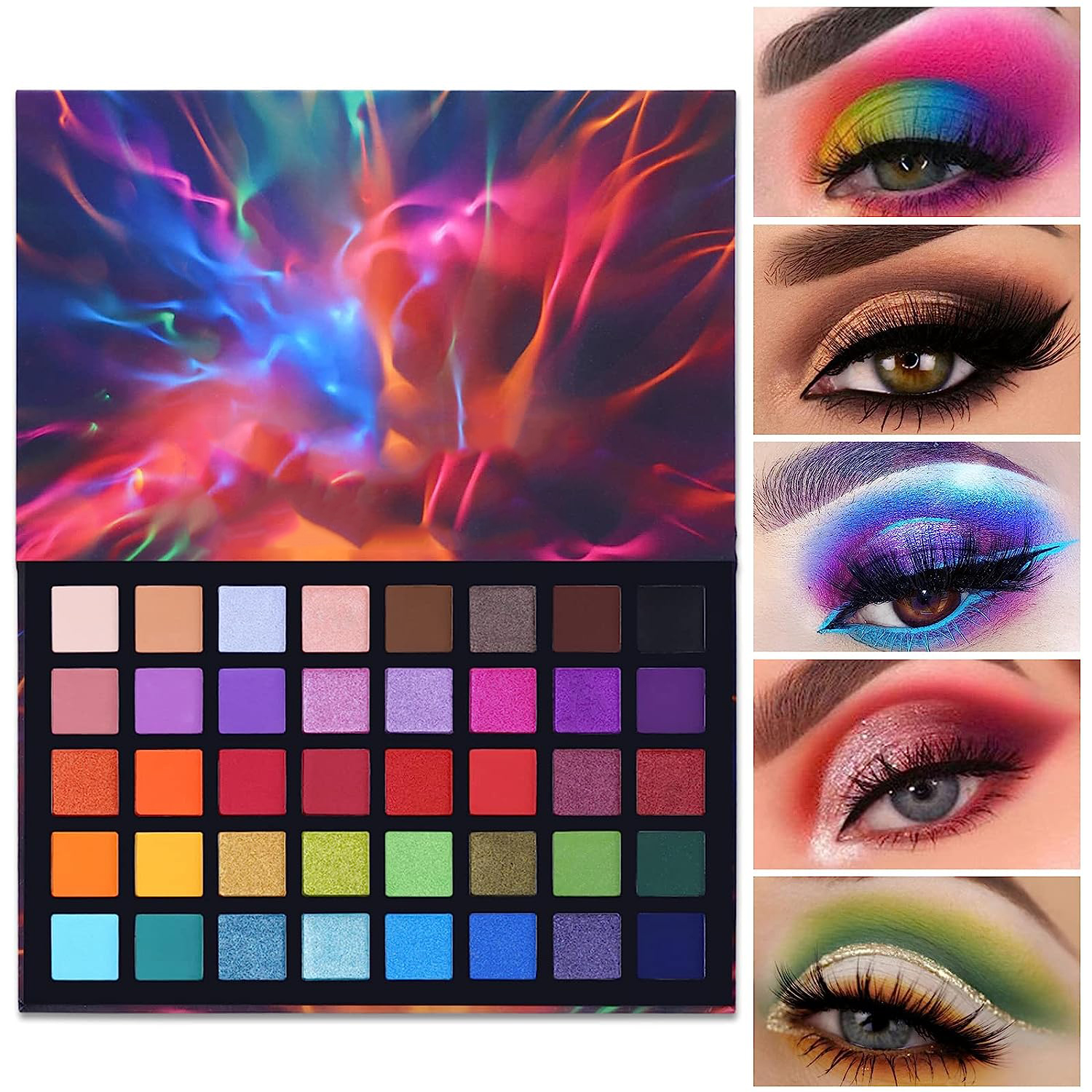 Makeup factory |40 color eyeshadow processing manufacturers durable matte shimmer waterproof eyeshadow tray label