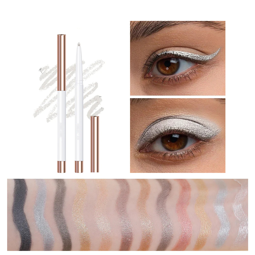 Makeup ODM|Eye shadow stick OEM factory High gloss silkworm pen manufacturer