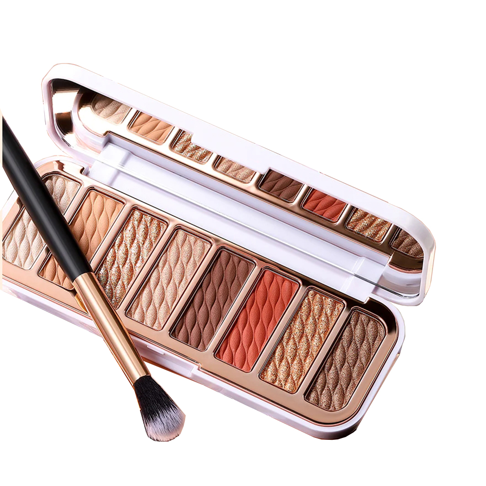 Makeup processing | Embossed eye shadow manufacturer Glitter eye shadow OEM processing