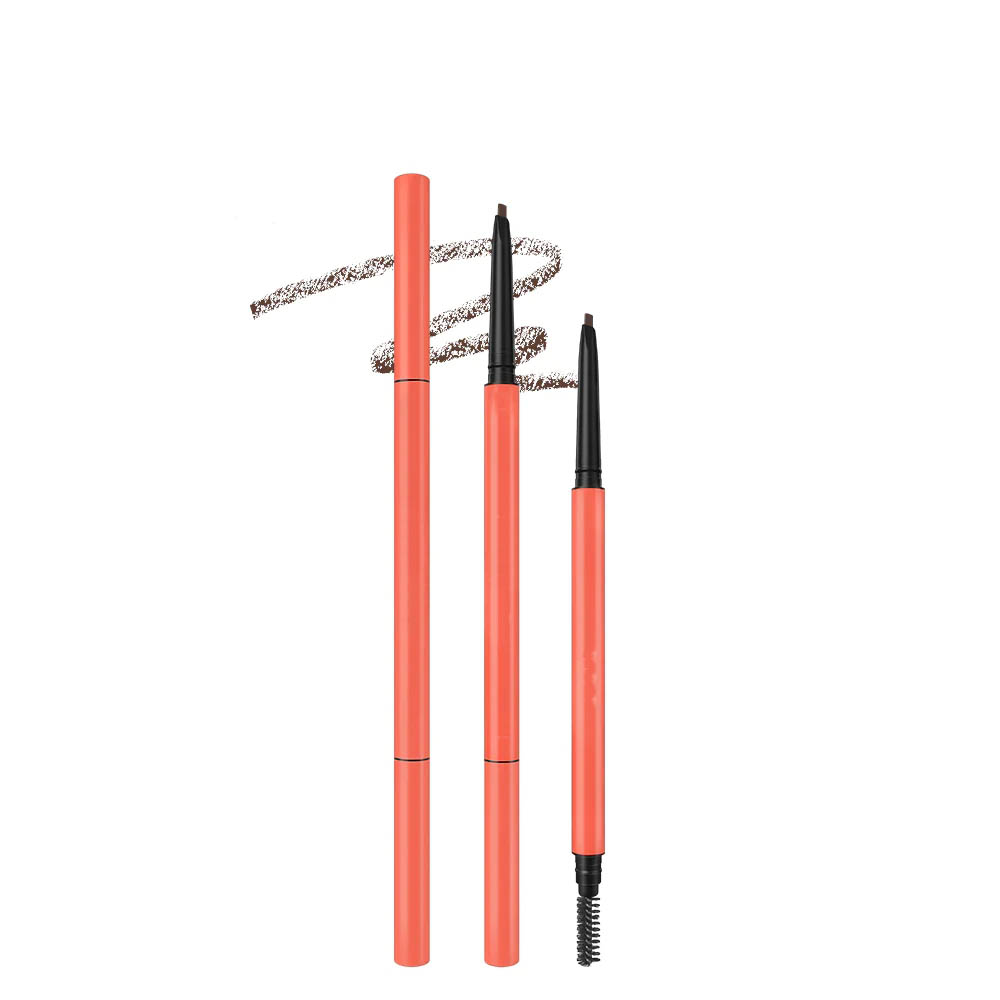 Makeup OEM | Double-ended eyebrow pencil OEM manufacturer, eyebrow pencil with brush processing factory
