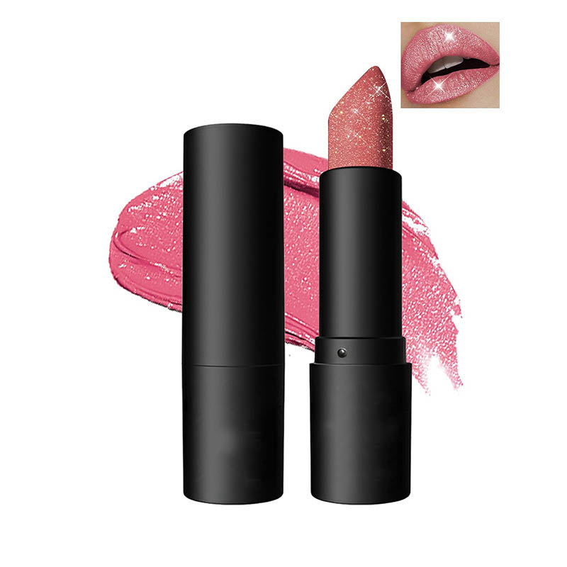 Cosmetics factory | Diamond glitter matte lipstick factory Shiny lipstick OEM