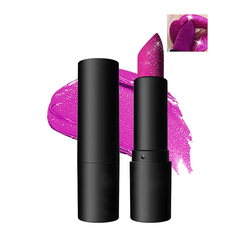 Cosmetics factory | Diamond glitter matte lipstick factory Shiny lipstick OEM