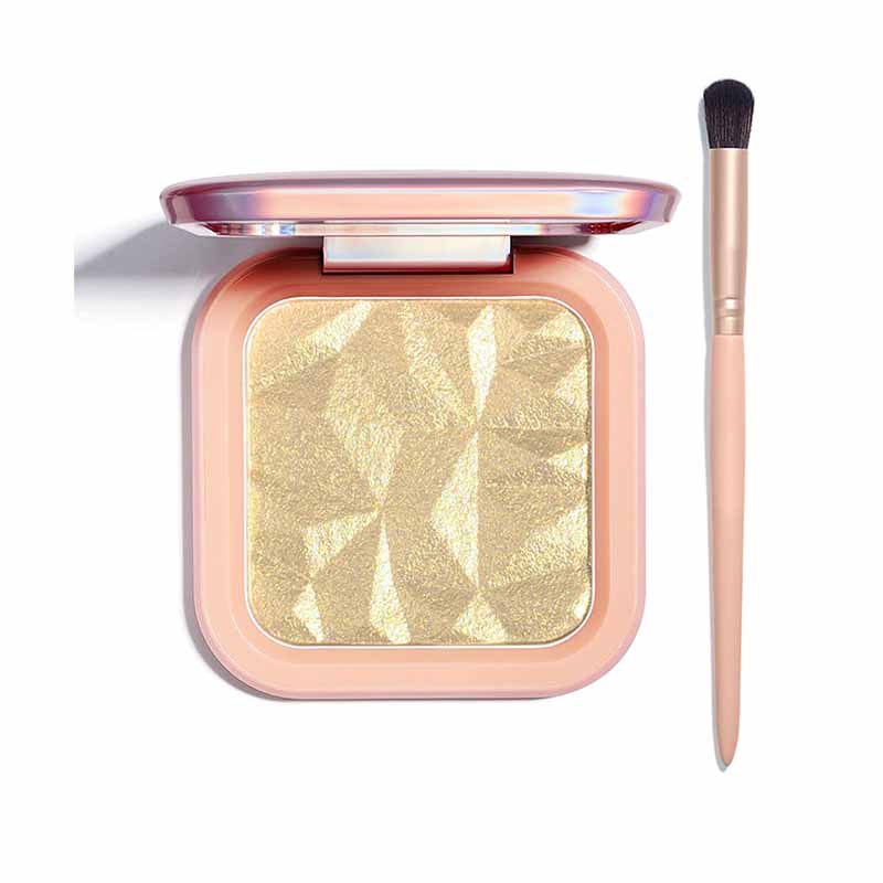 Makeup processing factory | Glitter highlighter disc processing, mashed potato contouring pearl powder customization