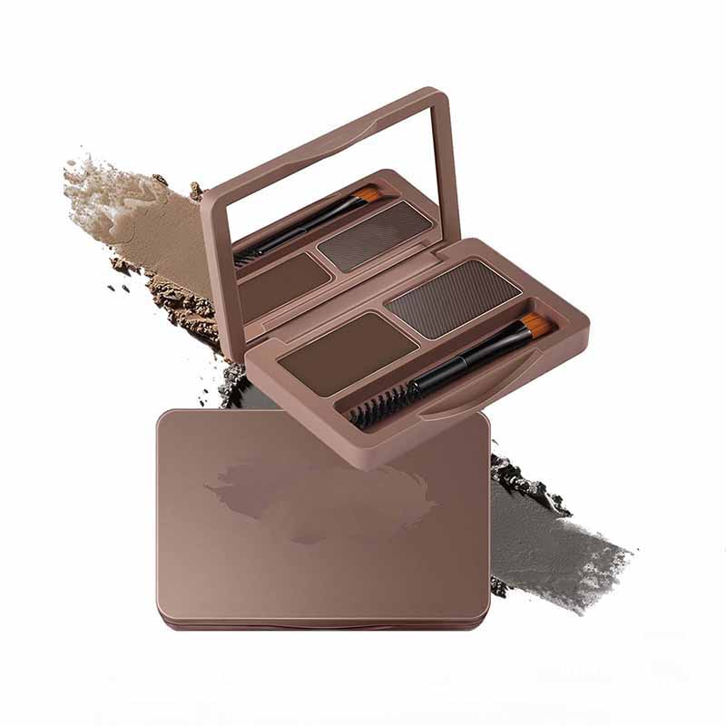 Makeup OEM | Two-color eyebrow pencil OEM customization Two-color eyebrow powder processing factory