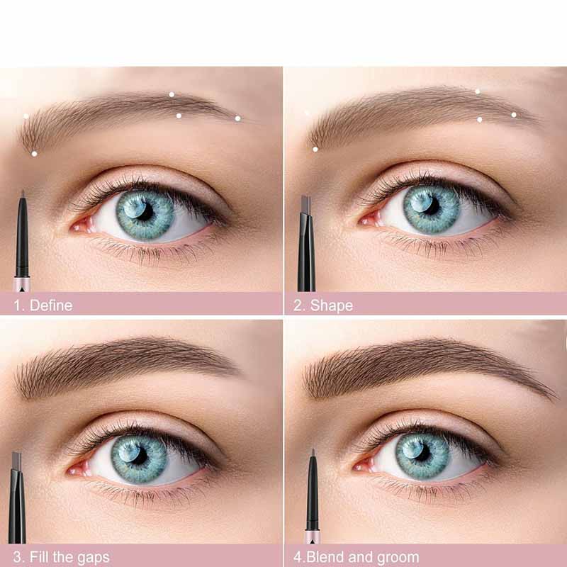 Makeup processing factory | Double-ended eyebrow pencil processing Waterproof ultra-fine eyebrow pencil manufacturer