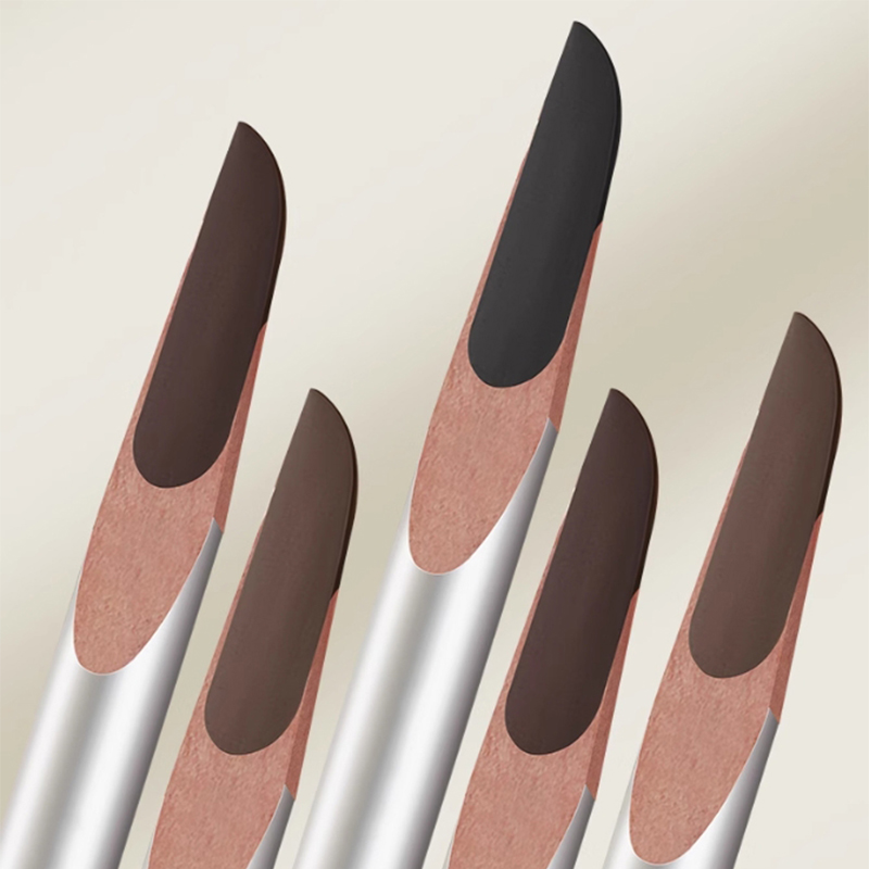 Machete eyebrow pencil makeup processing factory OEM Wooden eyebrow pencil private label