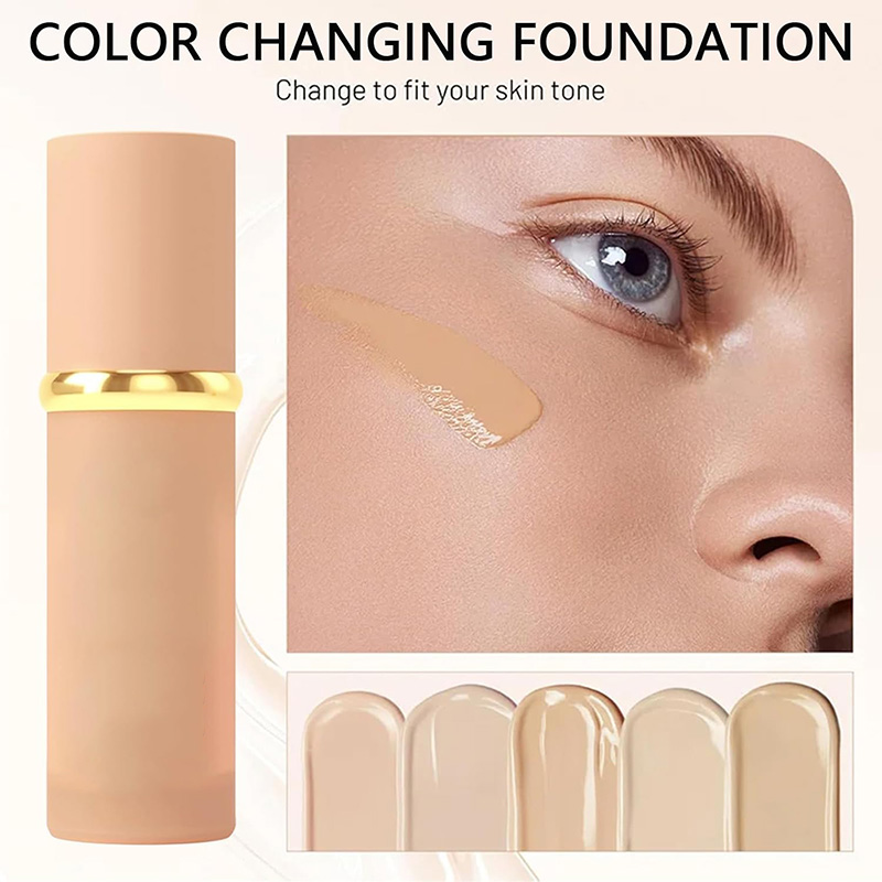 SPF50+ Sunscreen Liquid Foundation Manufacturer SPF50+ Sunscreen Liquid Foundation OEM Factory