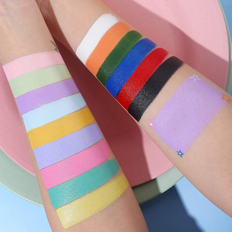 15-Color Body Painting Makeup Palette Set OEM factory