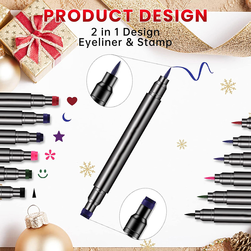 Double-headed eyeliner OEM factory Stamped eyeliner ODM manufacturer