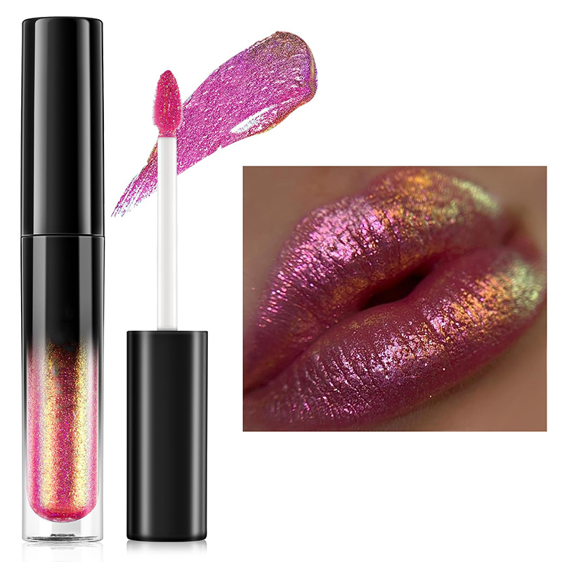 Chameleon Glitter Lip gloss OEM Factory Metallic Color Lip gloss ODM Manufacturer
