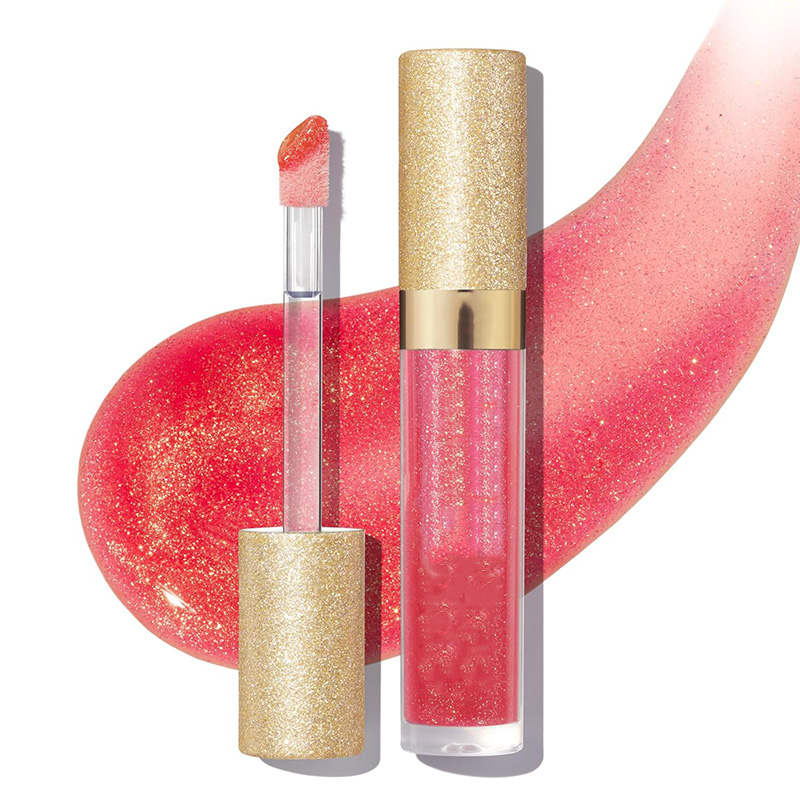 Diamond Lip Gloss Cosmetics OEM Factory Pearlescent Shiny Lip Gloss ODM Manufacturer
