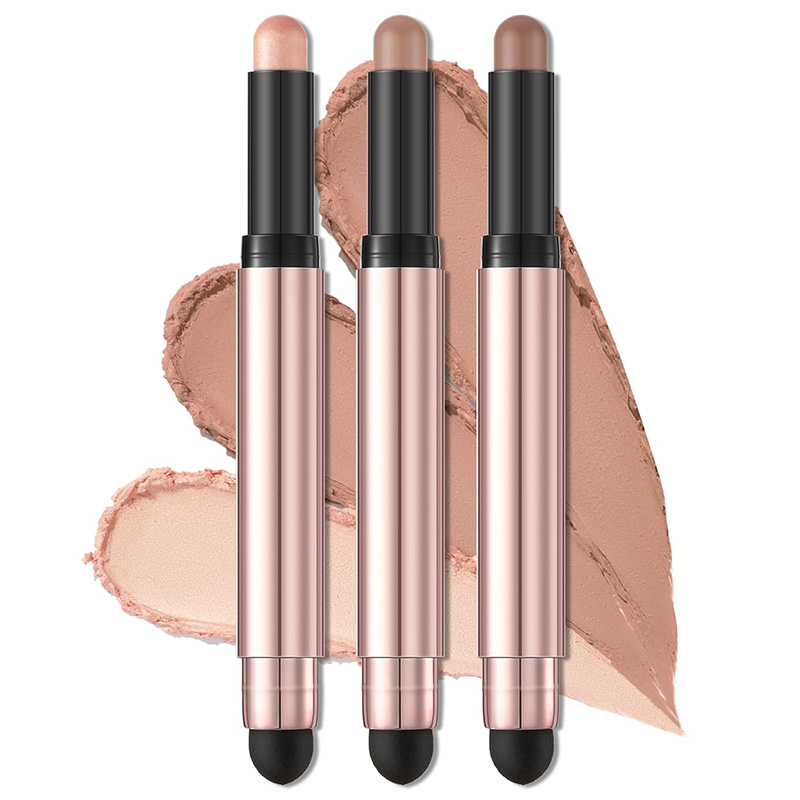 Double-headed eyeshadow stick OEM factory Eyeshadow stick with brush ODM manufacturer