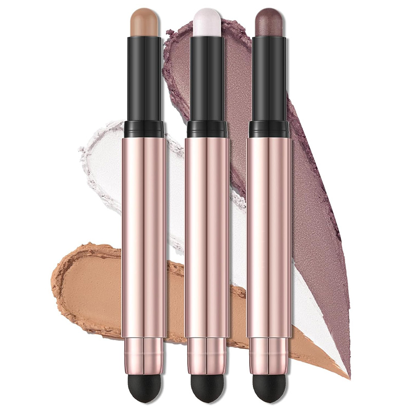 Double-headed eyeshadow stick OEM factory Eyeshadow stick with brush ODM manufacturer