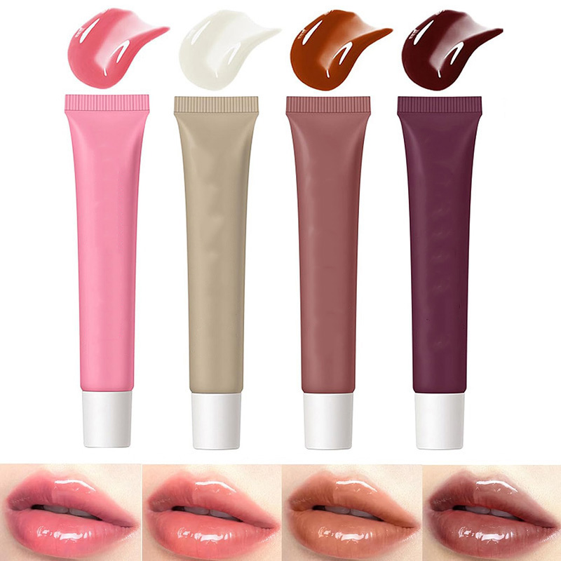 Transparent hose lip gloss OEM factory Jelly lip gloss ODM custom manufacturer