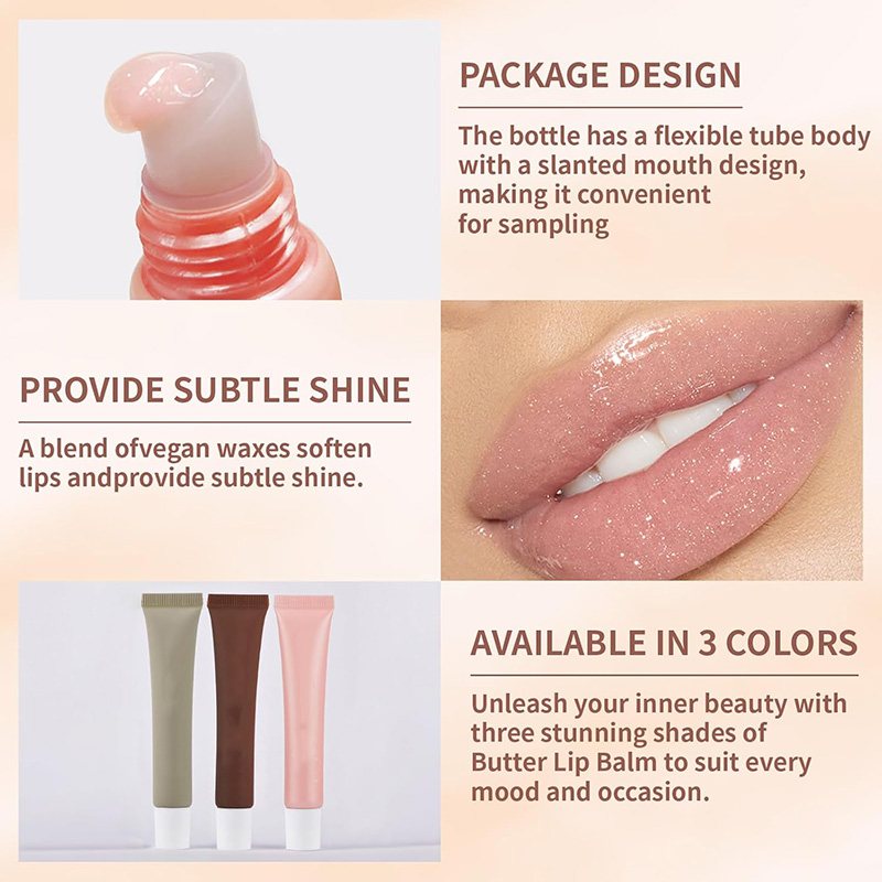 Transparent hose lip gloss OEM factory Jelly lip gloss ODM custom manufacturer