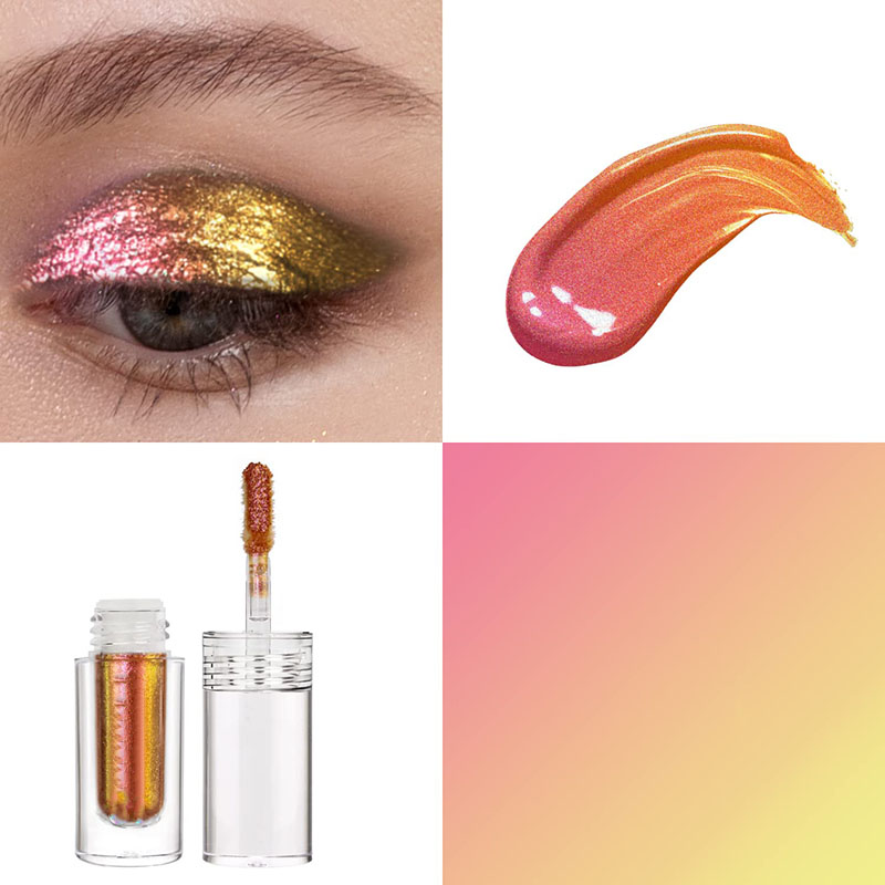 Glitter Multicolor Liquid Eyeshadow OEM Factory Chameleon Metallic Liquid Eyeshadow Manufacturer