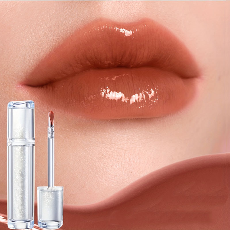 Customized makeup manufacturer | Customized mirror lip gloss processing factory Waterproof and long-lasting moisturizing mirror lip glaze OEM manufacturer