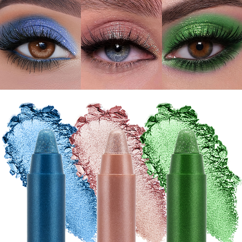 Customized makeup factory | Glitter eyeshadow pen OEM factory Creamy eyeshadow stick customized manufacturer