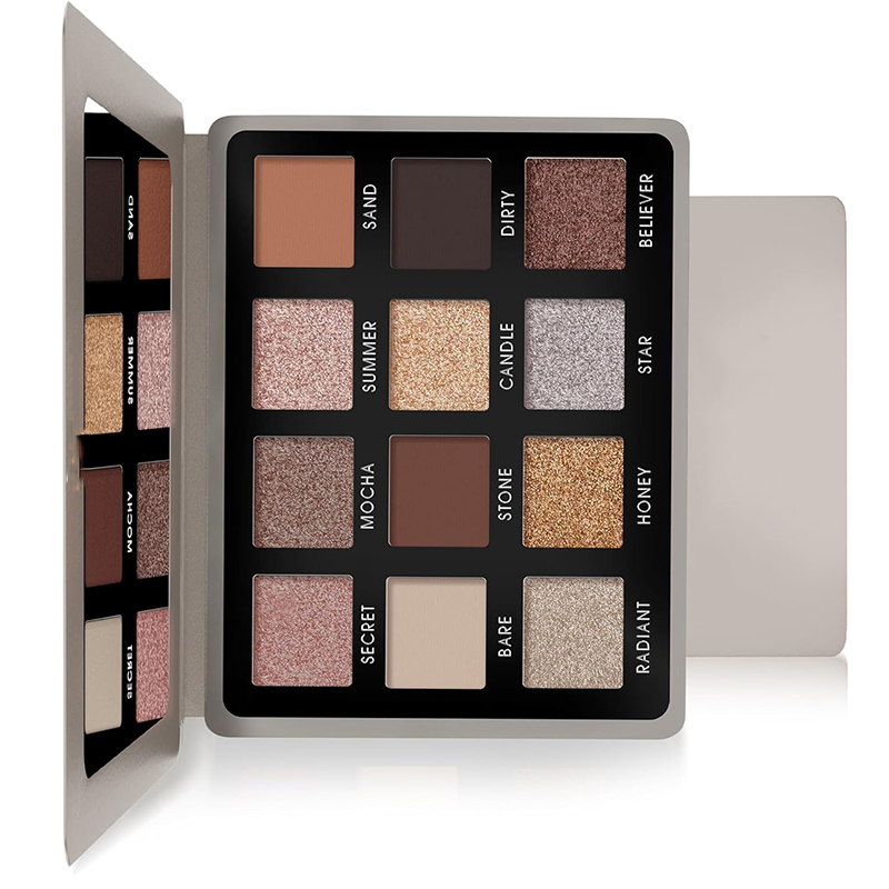 Cosmetics OEM factory | 12-color eyeshadow palette OEM factory 12-color eyeshadow palette custom manufacturer