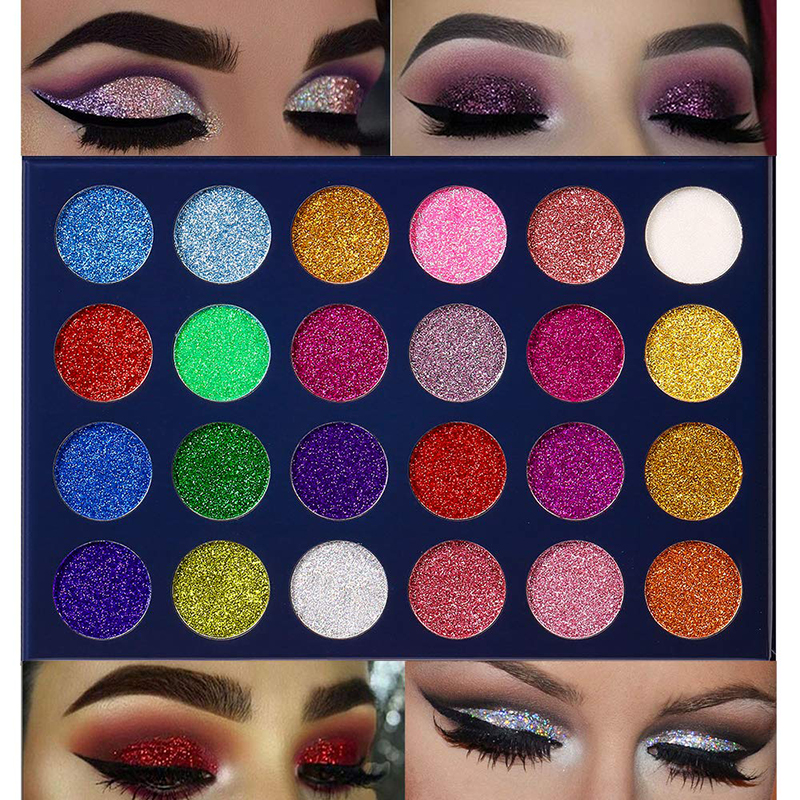 24-color glitter eyeshadow palette factory