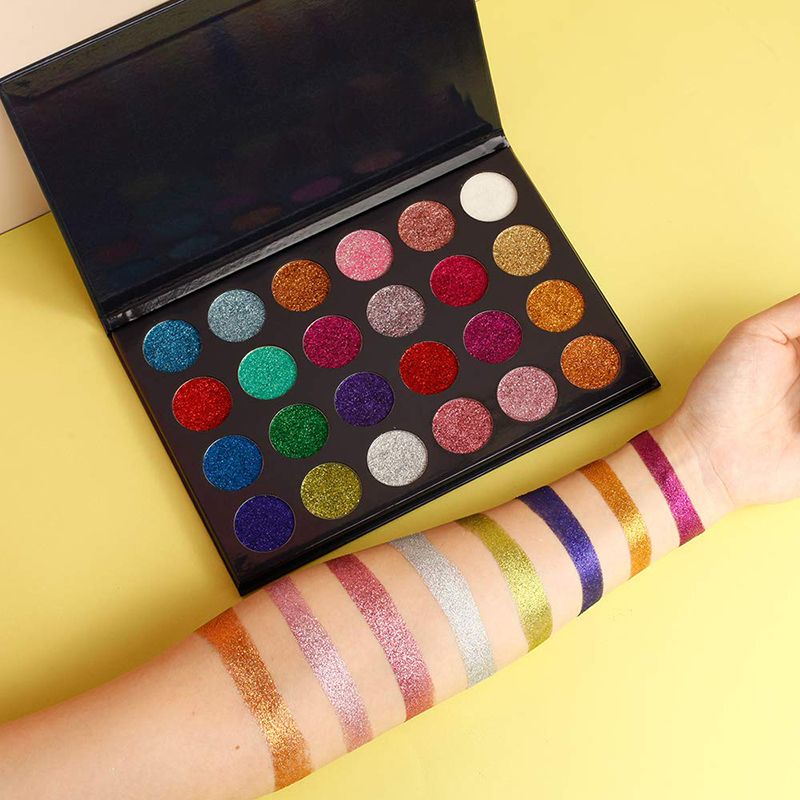 24-color glitter eyeshadow palette factory