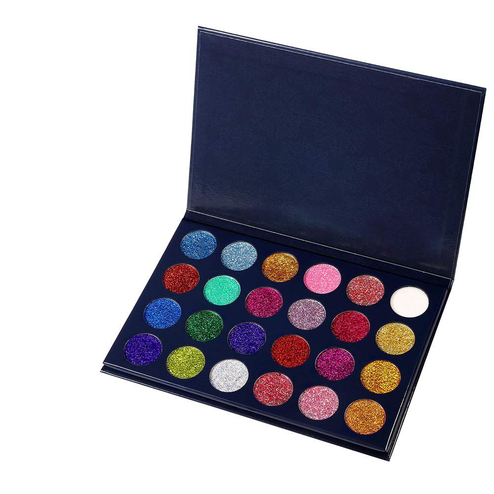 Makeup Factory | 24-color glitter eyeshadow palette factory 24-color diamond eyeshadow palette manufacturer