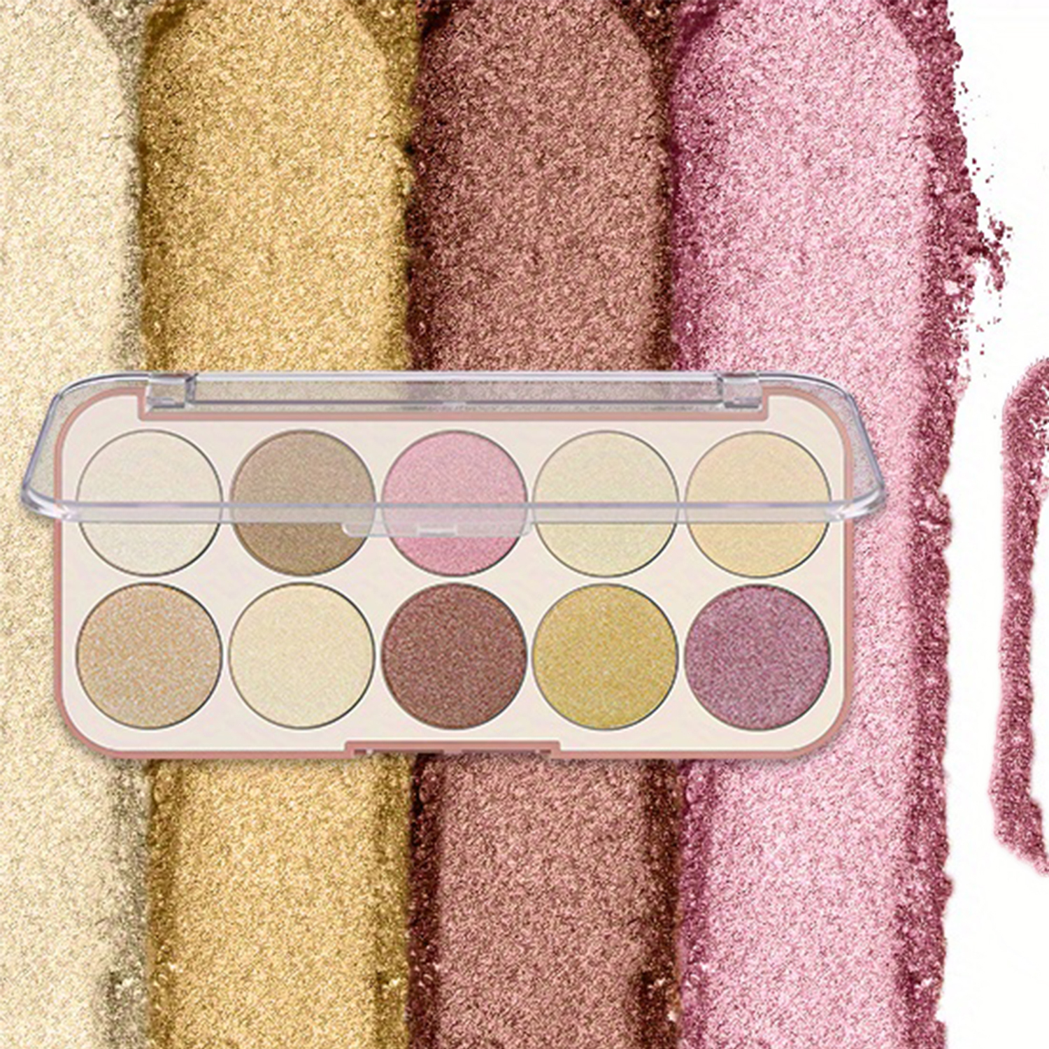 Customized makeup processing factory | 10-color eyeshadow palette customized processing factory 10-color eyeshadow palette OEM manufacturer