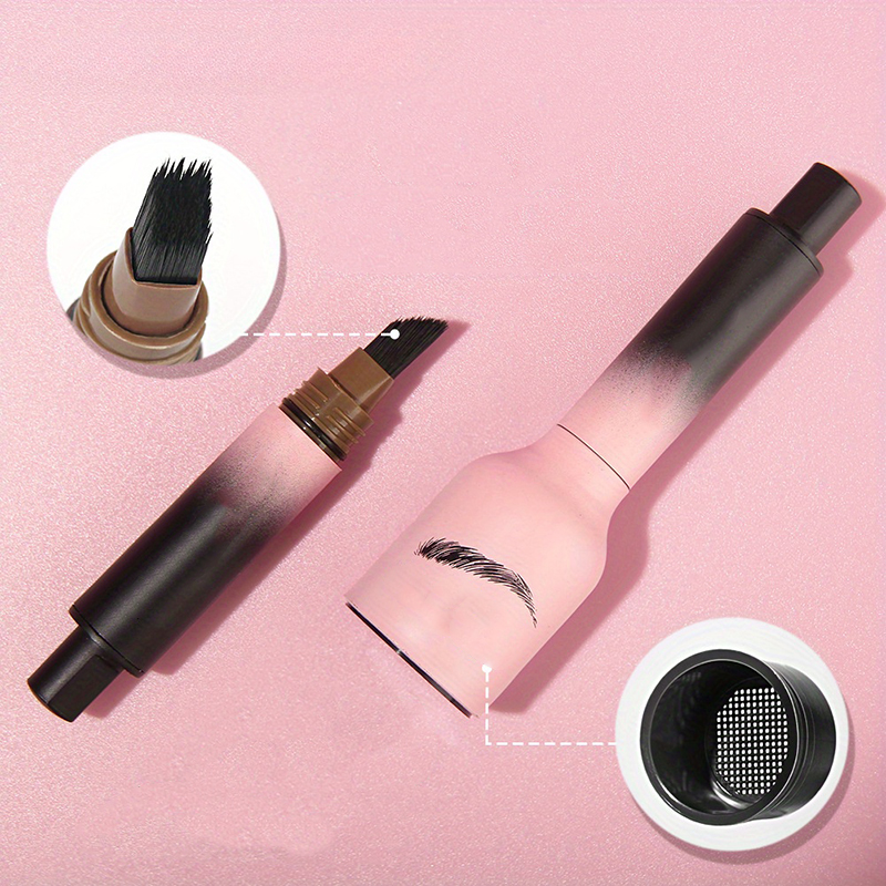 Customized makeup processing factory | Customized OEM factory for eyebrow pencils with large brushes, waterproof and long-lasting eyebrow pencils, OEM manufacturers