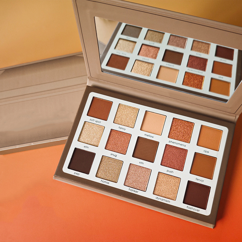 Makeup manufacturer | 15-color eyeshadow palette customization factory 15-color eyeshadow palette OEM processing