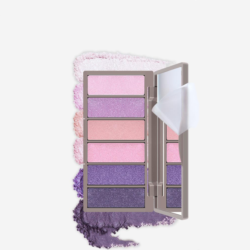 Makeup Customization Factory | 6-color Eyeshadow Palette Customization Factory Matte Glitter Eyeshadow Palette OEM Manufacturer