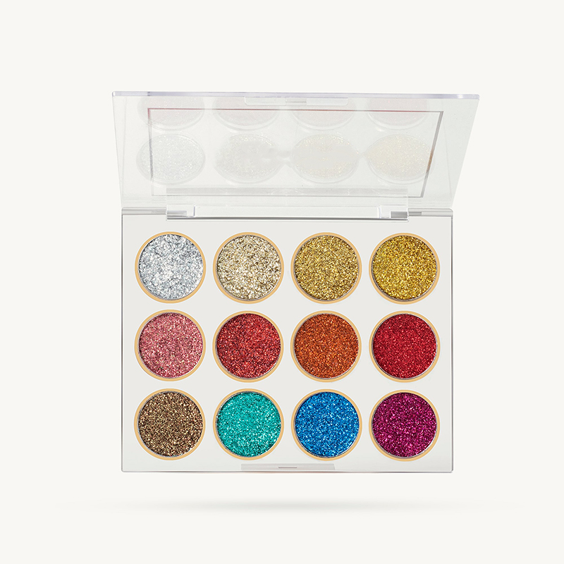 Customized makeup processing manufacturer | 12-color eye shadow customized processing manufacturer 12-color eye shadow OEM manufacturer