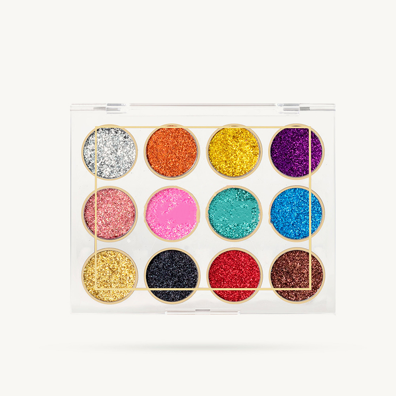 Customized makeup processing manufacturer | 12-color eye shadow customized processing manufacturer 12-color eye shadow OEM manufacturer