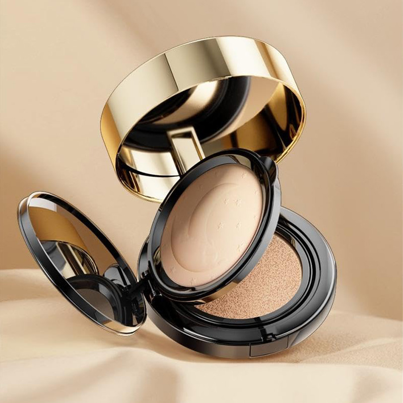Makeup customization OEM factory | 2 in1 double-layer air cushion CC cream manufacturer 2 in1 double-layer oil-control setting powder OEM