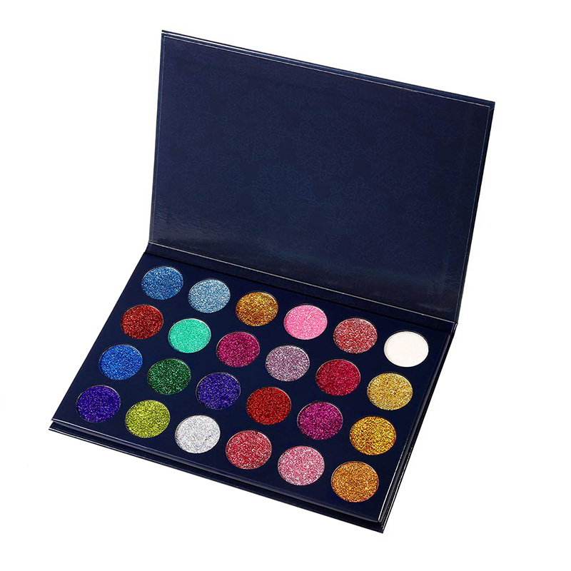 Makeup Customization Factory | 24 Color Glitter Eyeshadow Palette Customization Factory 24 Color Diamond Glitter Eyeshadow Palette OEM
