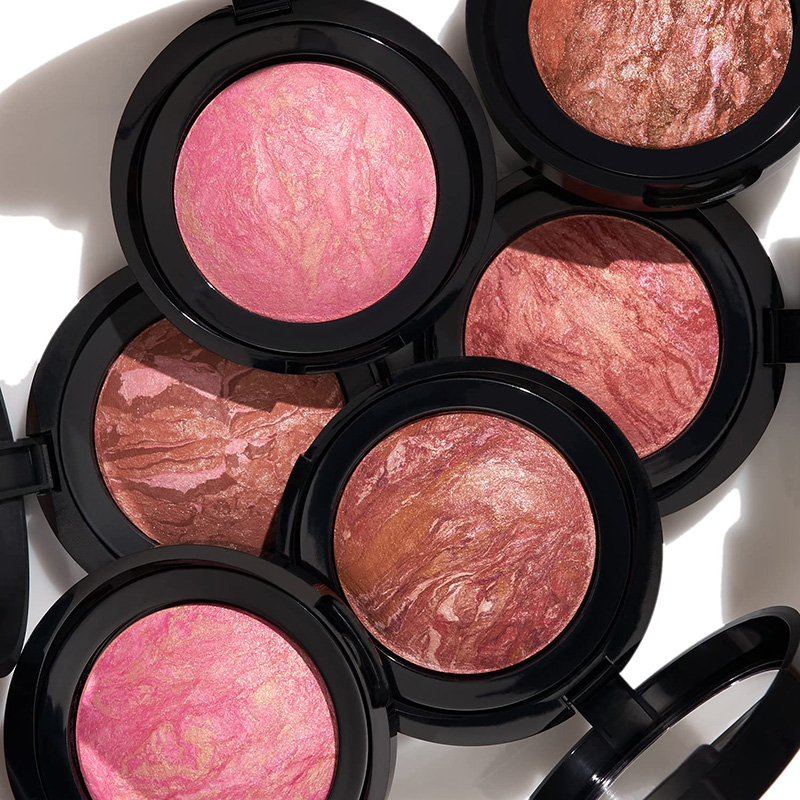 Customized makeup processing manufacturer | Customized marble blush processing manufacturer Marble blush processing