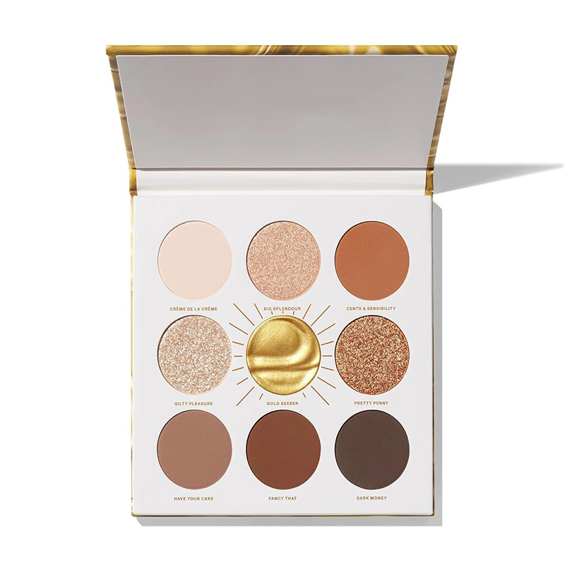 Customized makeup factory | Customized pearlescent eyeshadow palette factory 9-color eyeshadow palette OEM