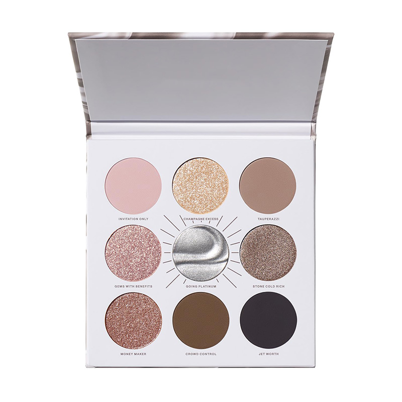 Customized makeup factory | Customized pearlescent eyeshadow palette factory 9-color eyeshadow palette OEM