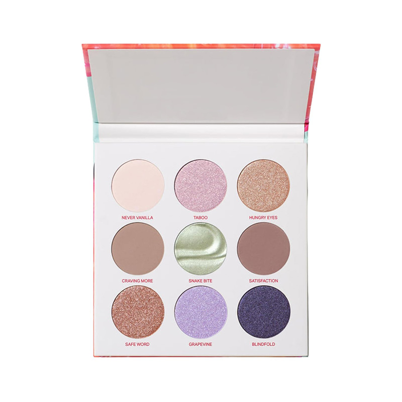 Customized makeup factory | Customized pearlescent eyeshadow palette factory 9-color eyeshadow palette OEM