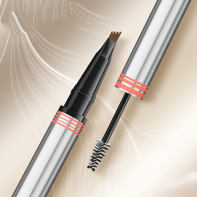 Makeup OEM manufacturer | Double-head eyebrow pencil and eyebrow gel OEM manufacturer Double-head eyebrow pencil and eyebrow gel private brand ODM processing factory