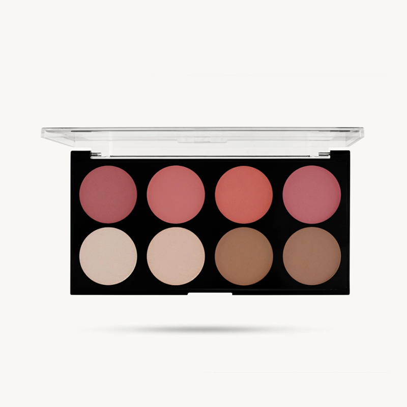 Cosmetic ten-color blush cream processing, ten-color blush cream OEM manufacturer