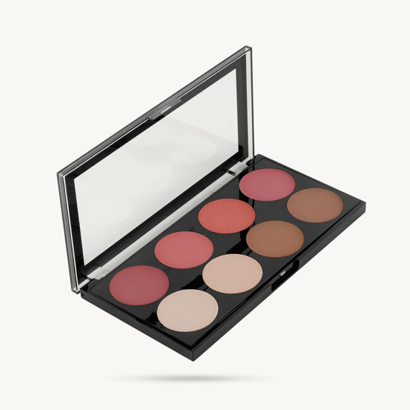 Cosmetic ten-color blush cream processing, ten-color blush cream OEM manufacturer