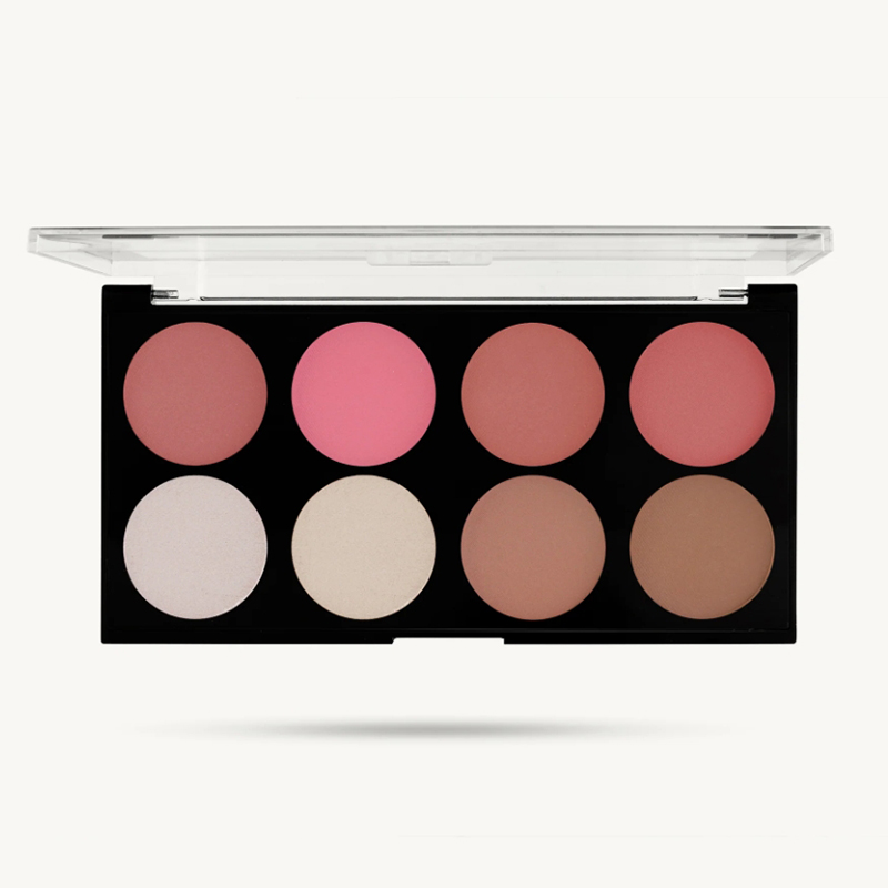 Cosmetic ten-color blush cream processing, ten-color blush cream OEM manufacturer