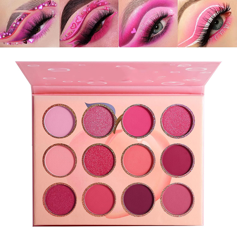 Customized 12-Color Eyeshadow Palette Manufacturer