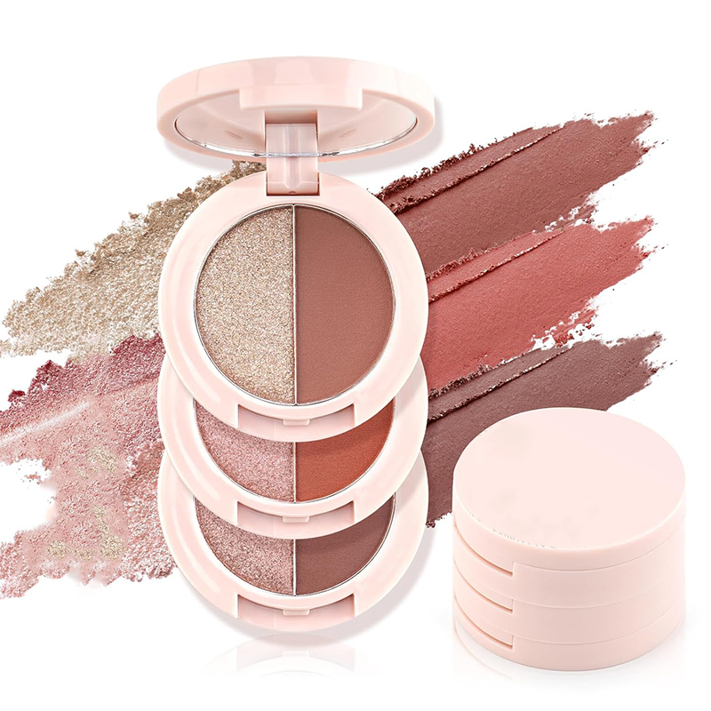 Six-Color Pearlescent Matte Eyeshadow OEM Manufacturer